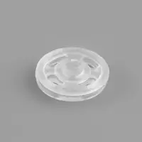 Кнопки пришивные, d=7 мм, 10 шт., прозрачные