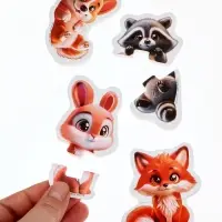 Новогодний набор Макси-пазлы, 5 пазлов, 10 деталей, Крошка Я