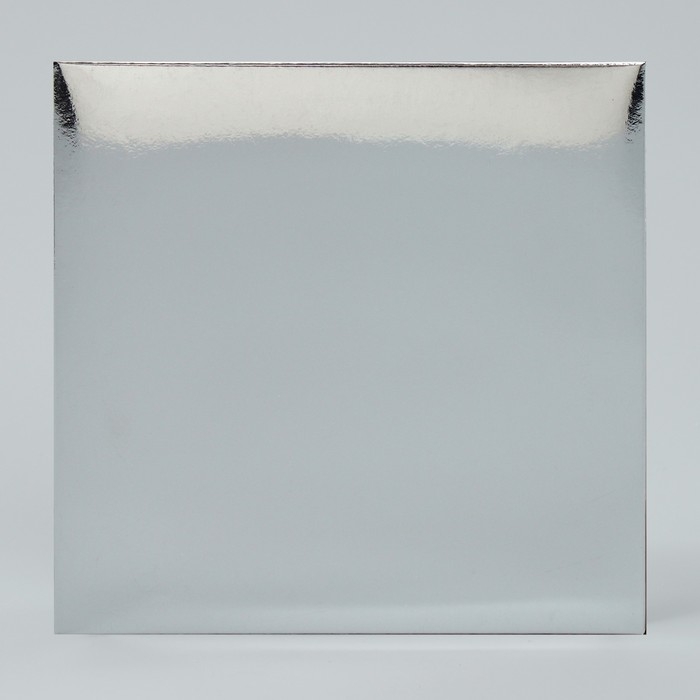 Коробка для конфет, кондитерская упаковка, 9 ячеек, &laquo;Серебристая&raquo;, 14.7 х 14.7 х 3.5 см