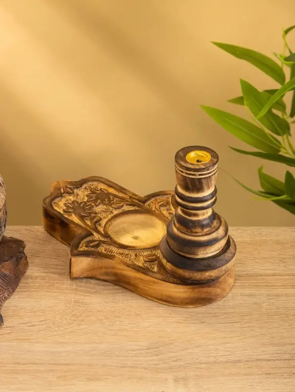 Подставка под благовония &laquo;Рука Фатимы&raquo;, 22 см, дерево