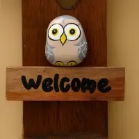 Панно "WELCOME" дерево 15х3х25 см