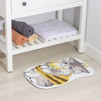 Коврик для дома Доляна &laquo;Крошка Киса&raquo;, 40&times;60 см