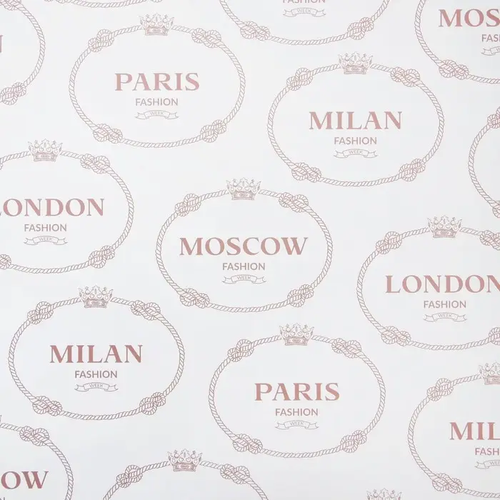 Бумага упаковочная крафтовая &laquo;Города&raquo;, 70 х 100 см