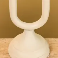 Подсвечник на 1 свечу "Фисташковый" 8,5х,8,5х26 см