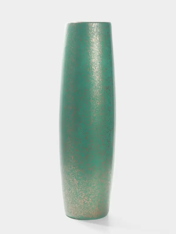 Ваза напольная керамика "Боно" 59х13 см, бирюзовый