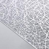 Дорожка на стол Доляна &laquo;Паутинка&raquo;, 30&times;150 см, цвет серебряный