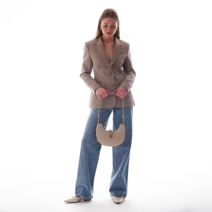 Сумка женская TEXTURA, маленький размер, цвет бежевый