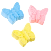 Мелки цветные для рисования на асфальте &laquo;Бабочка&raquo;, 3 шт