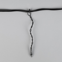 Гирлянда &laquo;Бахрома&raquo; 3 &times; 0.5 м, IP20, тёмная нить, 80 LED, свечение мульти, 8 режимов, 220 В