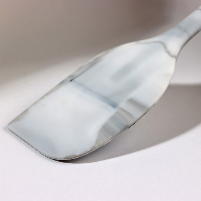 Лопатка Доляна &laquo;Мрамор&raquo;, силикон, 21,5 см