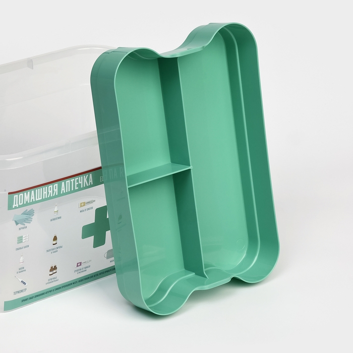 Аптечка с вкладышем Доляна, 6,5 л, 31&times;20&times;18 см