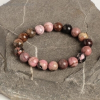 Браслет шар №10 &laquo;Родонит&raquo; , 5,5 см