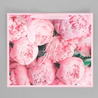 Пакет подарочный ламинированный горизонтальный, упаковка, &laquo;For you&raquo;, M 30 х 25.5 х 9 см