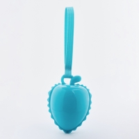 Игрушка массажная пищащая для собак "Клубничка",10 см, ТПР, микс цветов