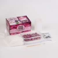 Свеча своими руками. Создание цветных свечей с цветочным декором &laquo;Летнее настроение&raquo;, набор для творчества