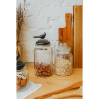 Банка стеклянная для сыпучих продуктов &laquo;Лада&raquo;, 900 мл, 11&times;18,5 см