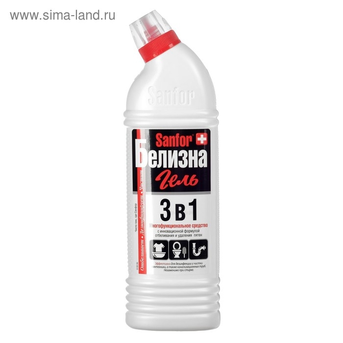 Средство с комплексным действием Sanfor Средство с комплексным действием Sanfor "Белизна гель", 700 г