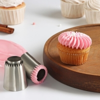 Насадка кондитерская &laquo;Безе&raquo;, d=4,2 см, выход 2,7 см, нержавеющая сталь