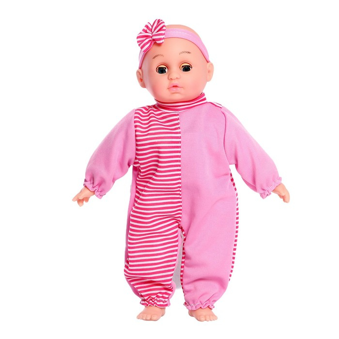 Пупс мягконабивной &laquo;Саша&raquo; звуковые эффекты, в костюме, цвета МИКС