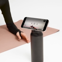 Термобутылка Magnus с магнитным держателем для телефона, черная