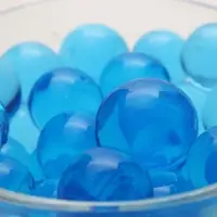 Аквагрунт, крупный гидрогель декоративный для цветов, синий, 10 г