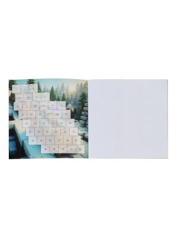 Подарок на новый год для детей &laquo;Кубический сюрприз&raquo; подарочный набор книг, 3д наклейки, очки, свечка, фигурки