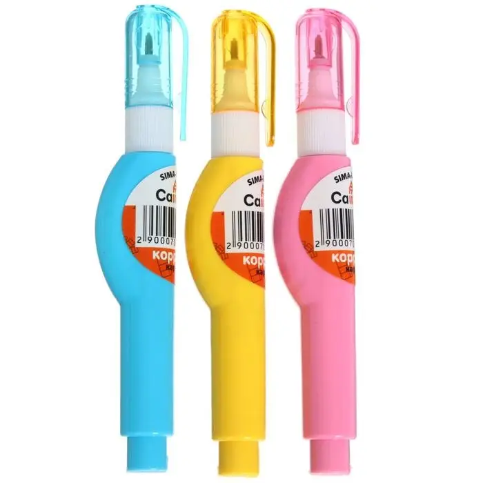 Корректор-карандаш 3 мл., металлический наконечник, на основе растворителя