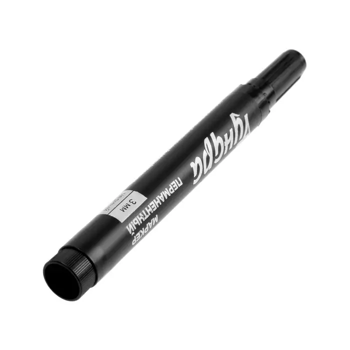 Маркер строительный ТУНДРА, перманентный, черный, ширина линии 3 мм