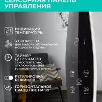 Вентилятор напольный с пультом и таймером