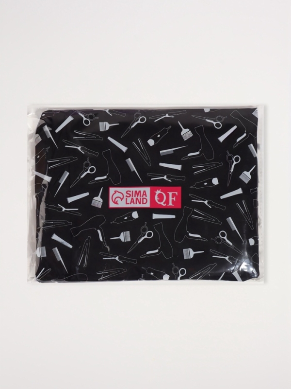 Пеньюар парикмахерский &laquo;Жизнь&raquo;, цвет чёрный