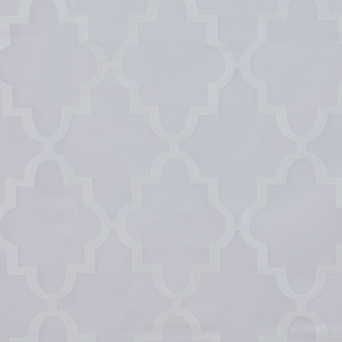 Штора для ванной &laquo;Узор&raquo;, с люверсами, с утяжелителями, PEVA, 180&times;180 см