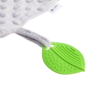 Мягкая игрушка - комфортер с прорезывателем, серый