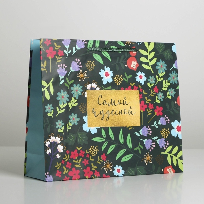 Пакет подарочный ламинированный, упаковка, &laquo;Present for you&raquo;, ML 25 х 21 х 8 см