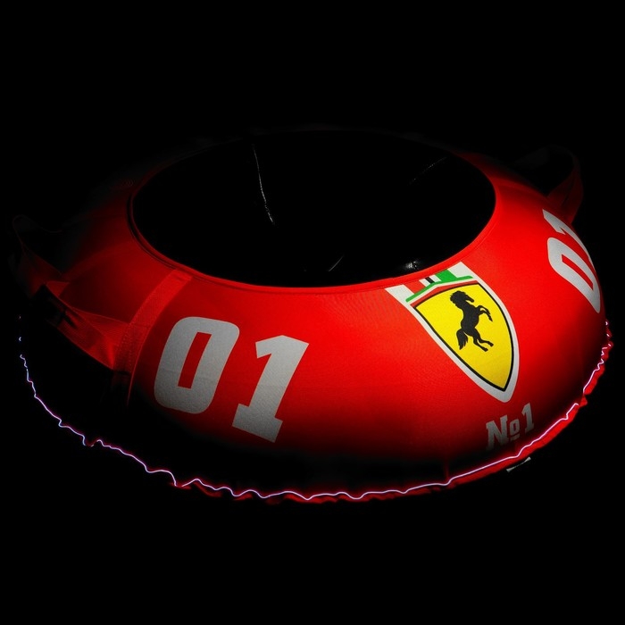 Тюбинг-ватрушка Winter Star &laquo;#1&raquo;, LED-подсветка, диаметр чехла 107 см