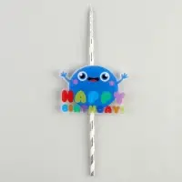 Свеча для торта &laquo;С днём рождения&raquo;, 25 см