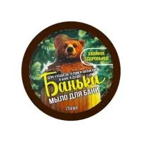 Мыло для бани густое &laquo;Банька&raquo; хвойное здоровьице, 250 мл