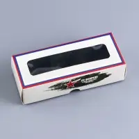 Коробка с обечайкой для 3 конфет, с окном &laquo;23 Февраля&raquo;, 13&times;5&times;3.3 см