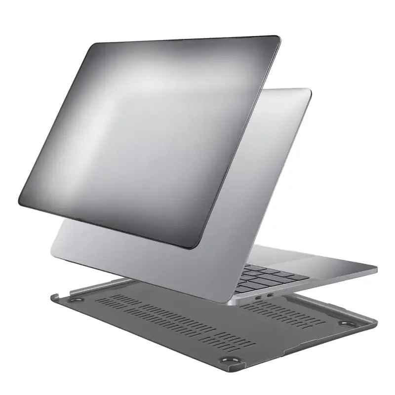 Чехол Mbook Air 15 (2025/2024/2023) кристалл черный (A2941 M2/A3114 M3/A3241 M4)