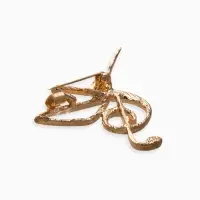 Брошь &laquo;Калибри. Скрипичный ключ&raquo;, цвет золото