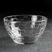 Салатник &laquo;Лабиринт&raquo;, 250 мл, d=11 см, стекло, прозрачный