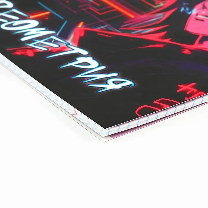 Тетрадь в клетку, предметная, 36 л.,на скрепке, блок №1&laquo;Аниме. Геометрия&raquo;