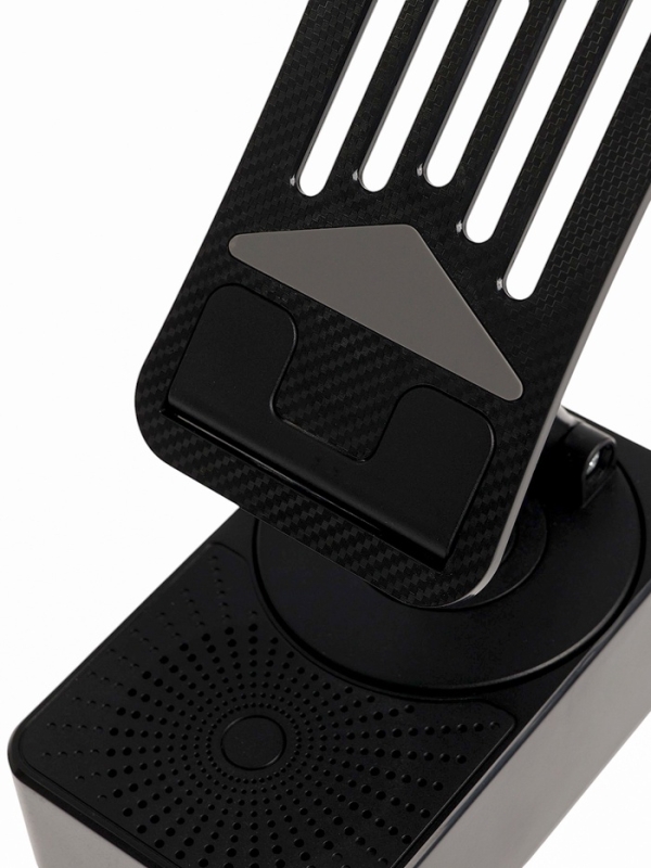 Портативная колонка 3 в 1 PS-50, держатель для телефона, power bank, 5 Вт, 1500 мАч, чёрная