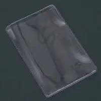 Обложка для проездного, вмещает 2 карты, 50 шт., 250 мкн, прозрачная