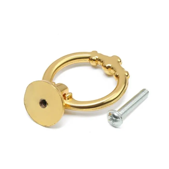 Ручка-кнопка CAPPIO, d=36 мм, цвет золото