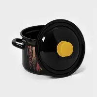 Кастр.цил.борт. 3л (корич.)Карри