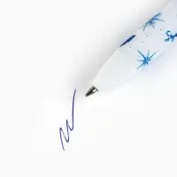 Ручка шариковая, синяя паста, 0.7 мм, автоматическая, матовая &laquo;Новый год: Сказочного года&raquo;