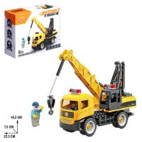 Конструктор винтовой &laquo;Строительный кран&raquo;, 66 деталей