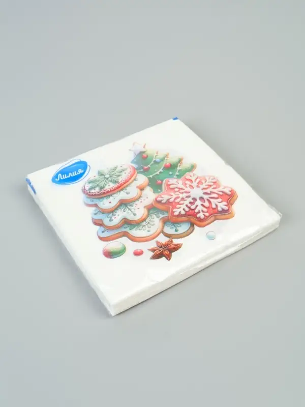 Салфетки бумажные двухслойные &laquo;Глазурь&raquo;, 33х33, 20 шт