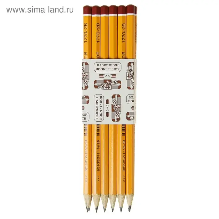 Карандаш Koh-I-Noor 1770 BLACK SUN 2B, чернографитный