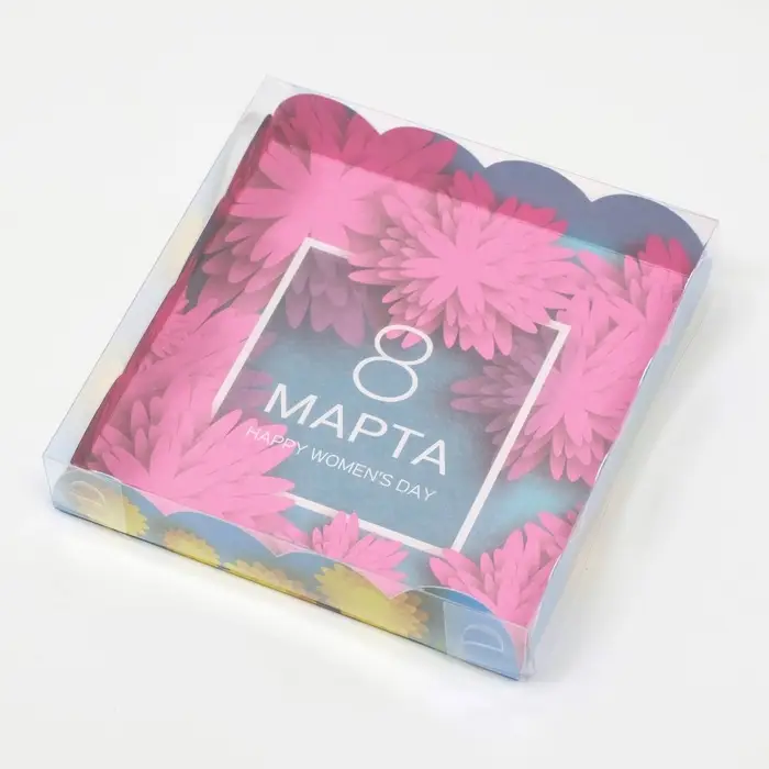 Коробка для печенья, &laquo;Праздник весны&raquo;, 15&times;15&times;3 см